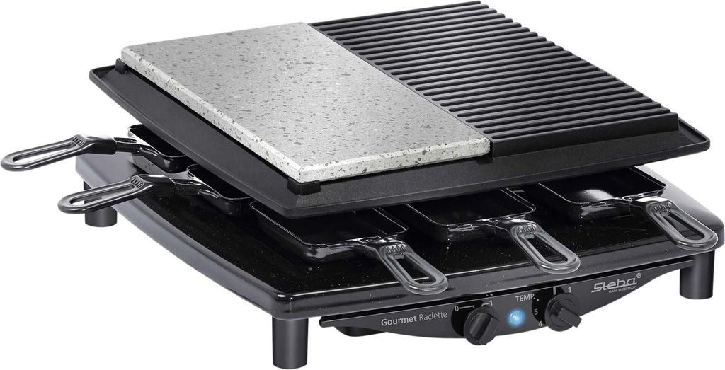 Steba RC 4 plus - Raclette/griglia/pietra calda - 1,5 kW - Immagine del prodotto 