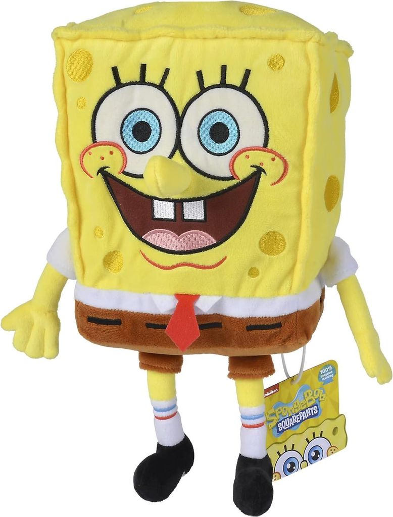 SIMBA SPONGE BOB Kanciastop. peluche di 35 cm. 949-1000 Immagine del prodotto 