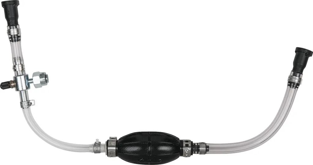Tuyau avec pompe KS TOOLS 150.9031 pour vidange et transfert carburant
