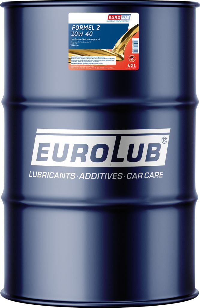FORMEL 2 SAE 10W-40 Motoröl - 60 L