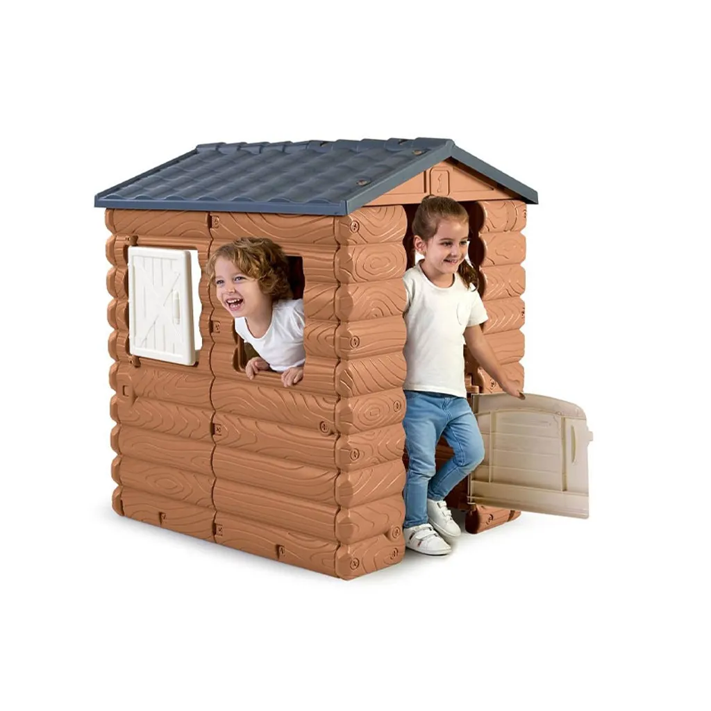 Cabane Enfant Robuste FEBER : Grande Maison d'Été Facile à Monter - 2