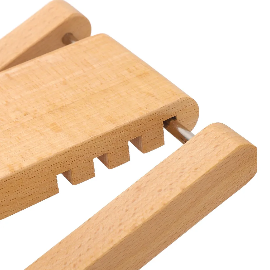 Support de pied pour guitare classique bois pliable hauteur ajustable - 13