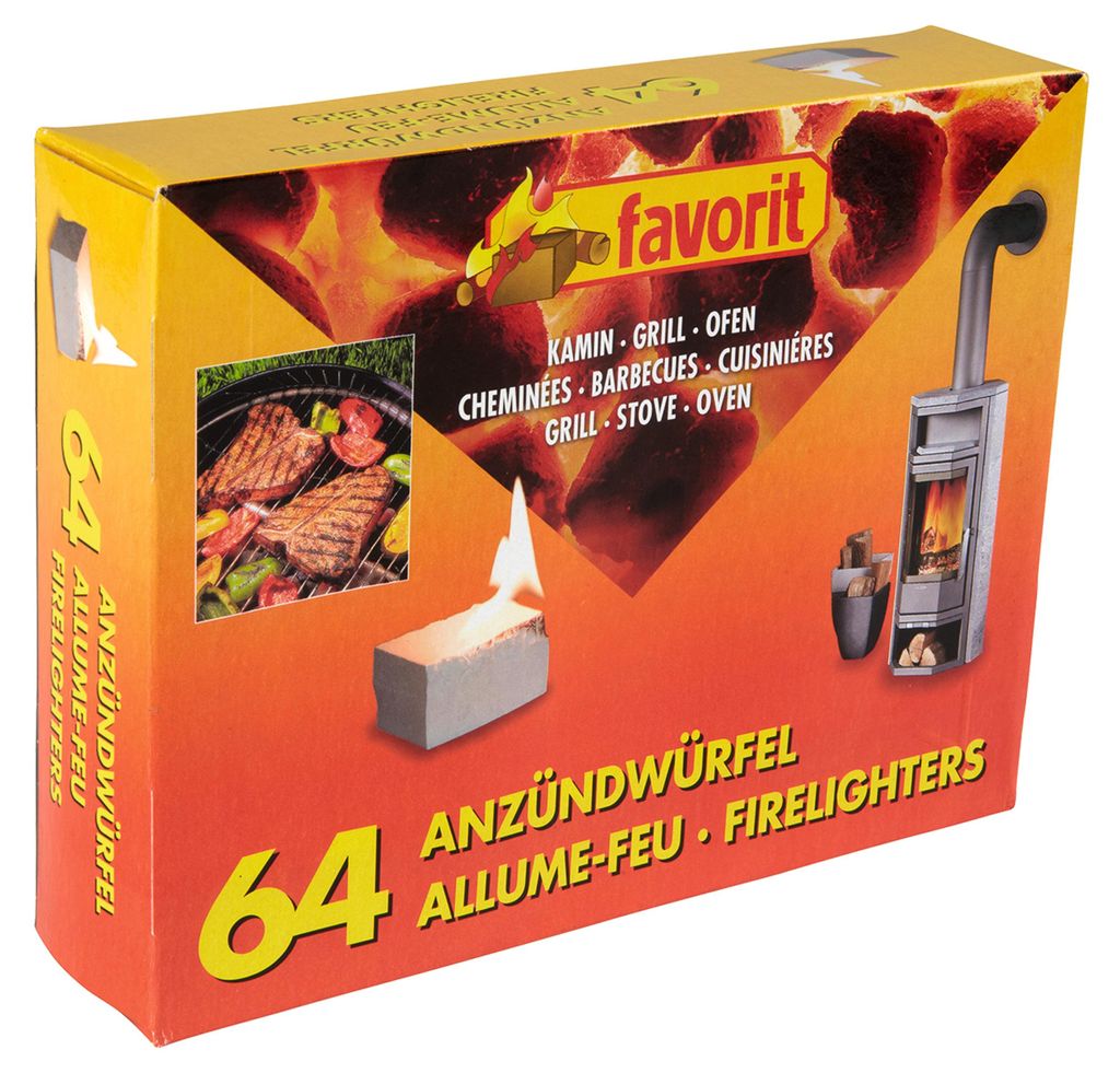 Favorit Anzündewürfel für Grill, Kamin + Ofen weiße Obrázek produktu 