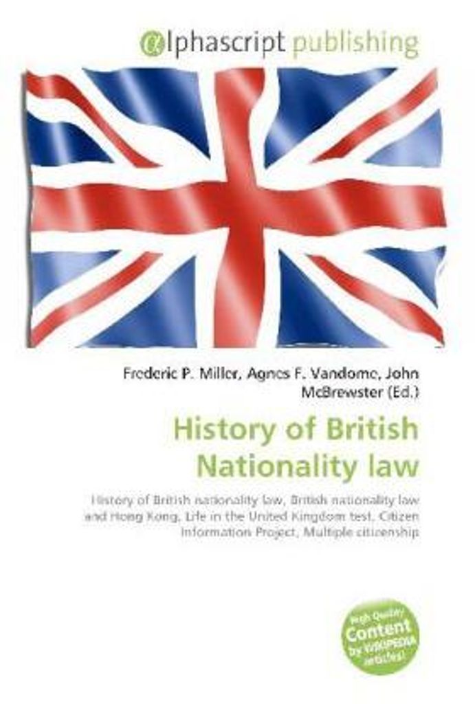 History of British Nationality law