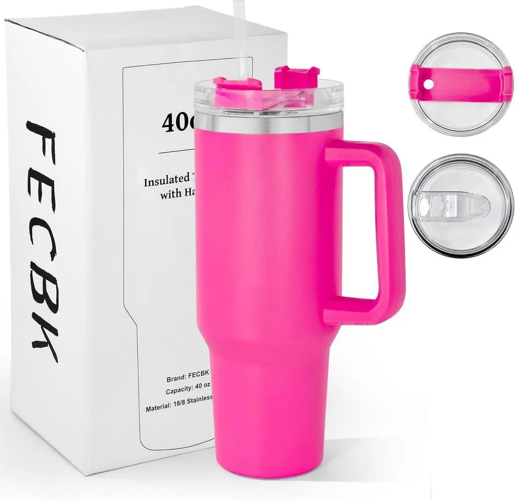 Tazza Sportiva Termica 1,2L Fucsia | Borraccia Fitness Acciaio Inox