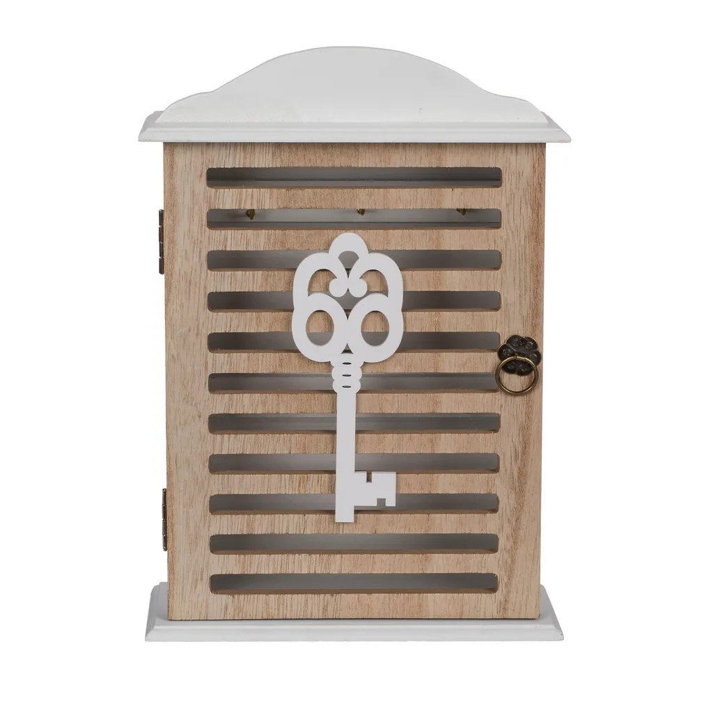 Rangement clés mural bois GiftyCity idéal pour entrée et vide-poche