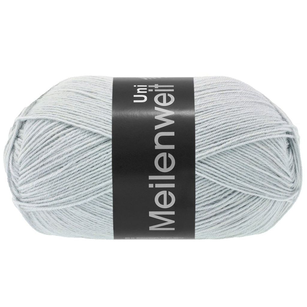 Lana Grossa Meilenweit 100 1383 Silbergrau 100g Produktbild 