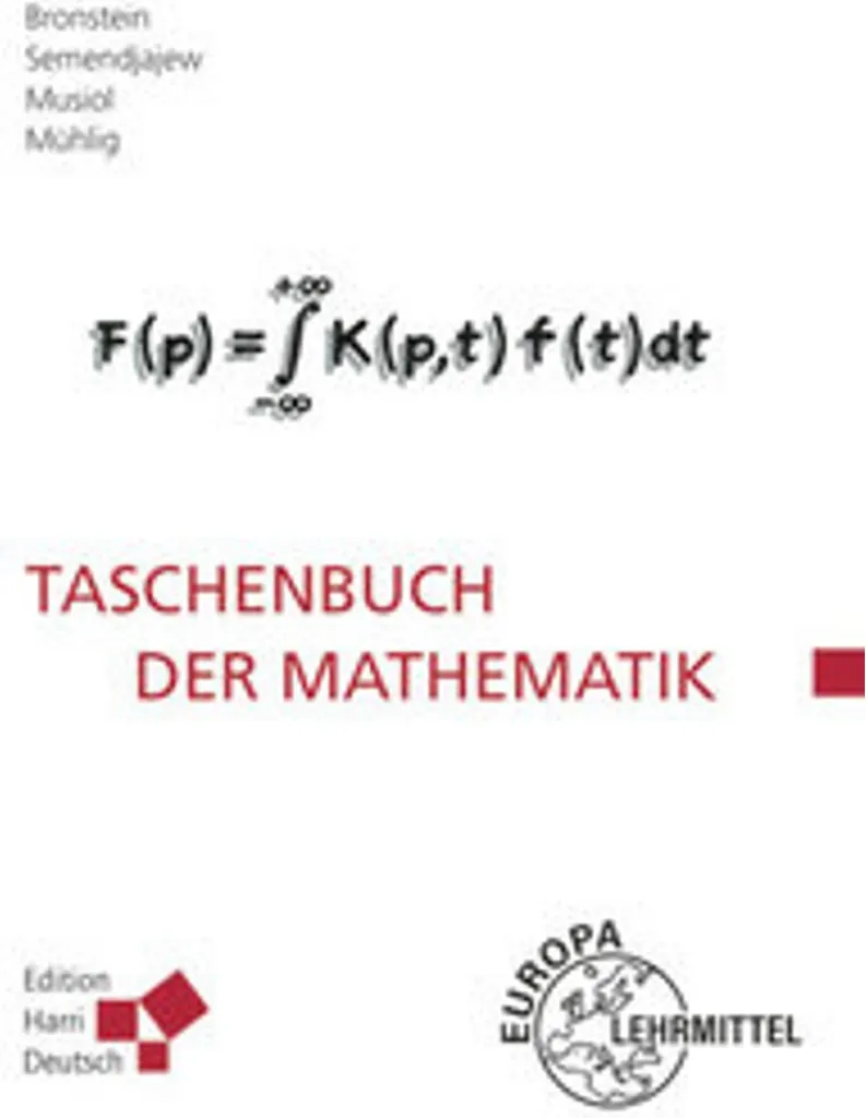Taschenbuch der Mathematik Bronstein : Formulaire Compact et Précis