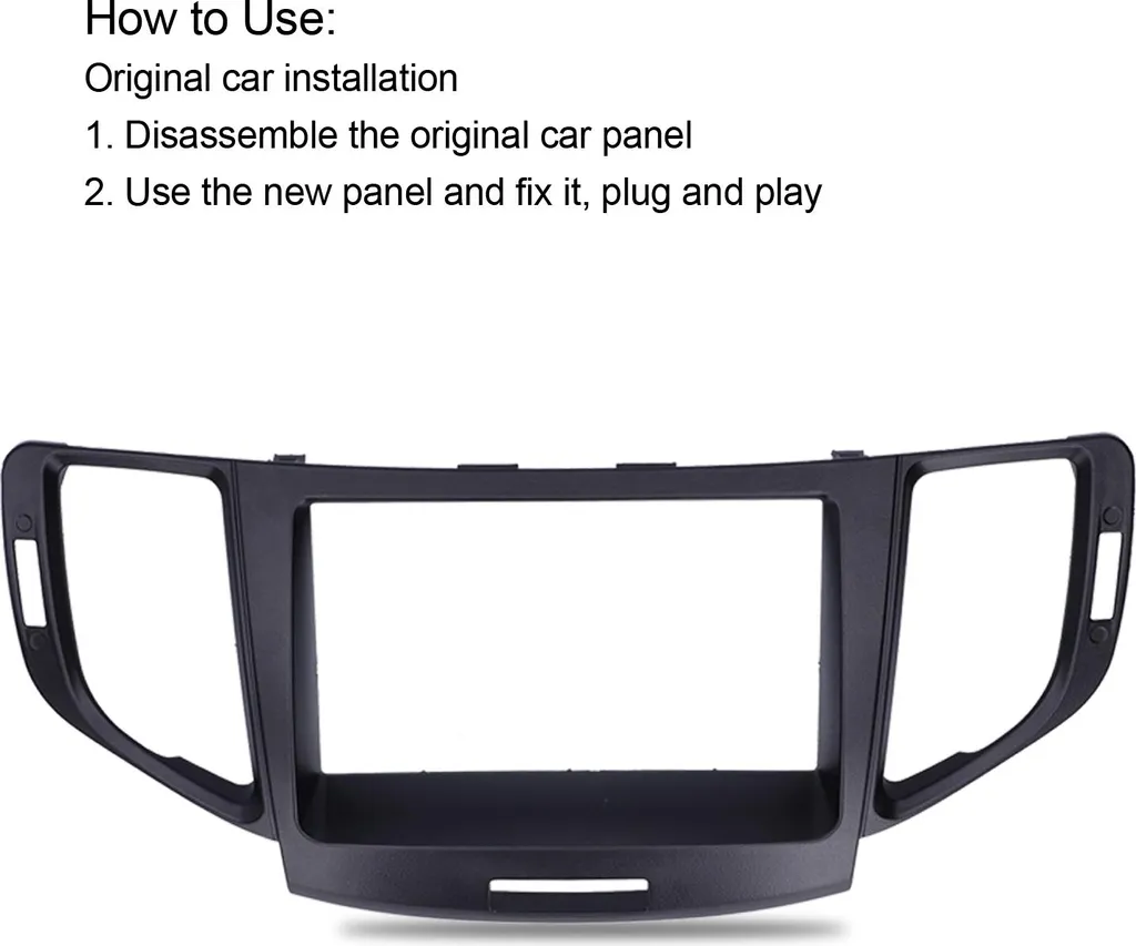 Façade autoradio 2 DIN Honda Accord 2007-2012 Kit tableau de bord