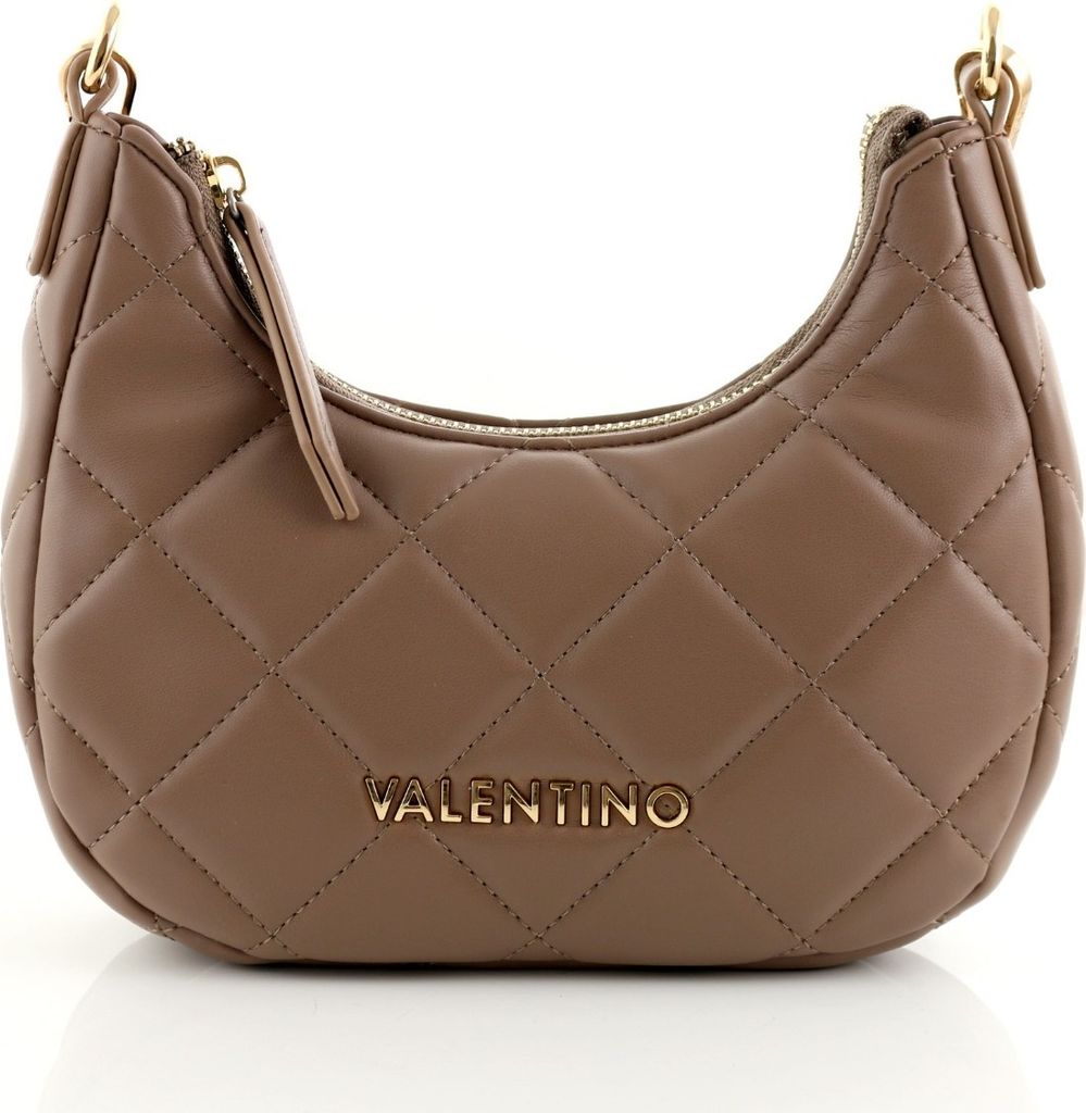 VALENTINO BAGS Ocarina Reißverschluss-Tasche Taupe