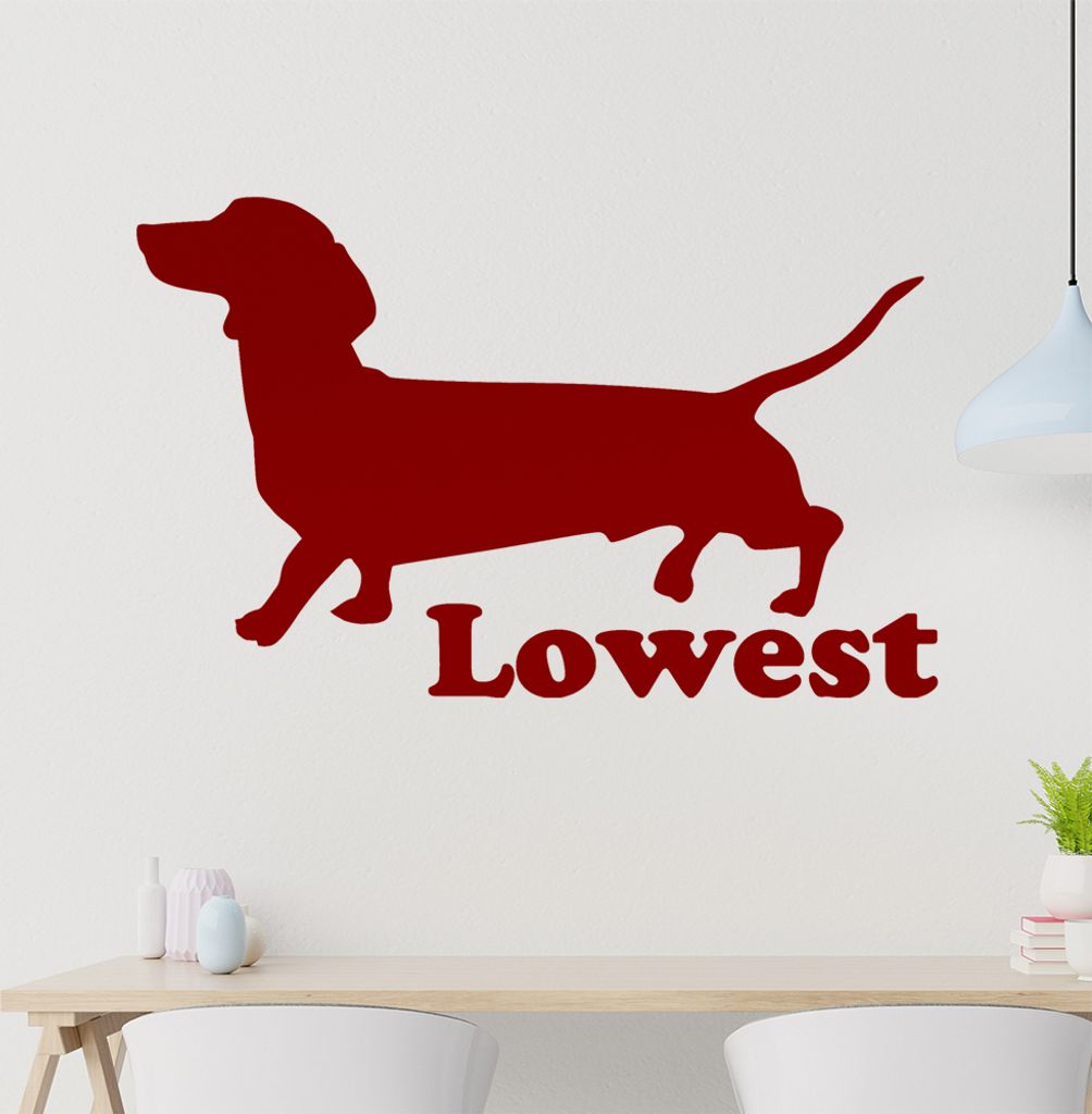 Lowest Wandtattoo in 6 Größen - Wandaufkleber Wall Sticker - Dekoration, Küche, Wohnzimmer, Schlafzimmer, Badezimmer