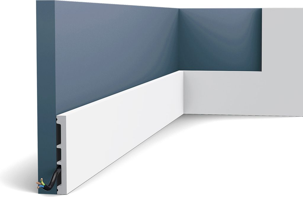 Orac Decor SX163 AXXENT SQUARE Sockelleiste Wandleiste Zierleiste 2 m