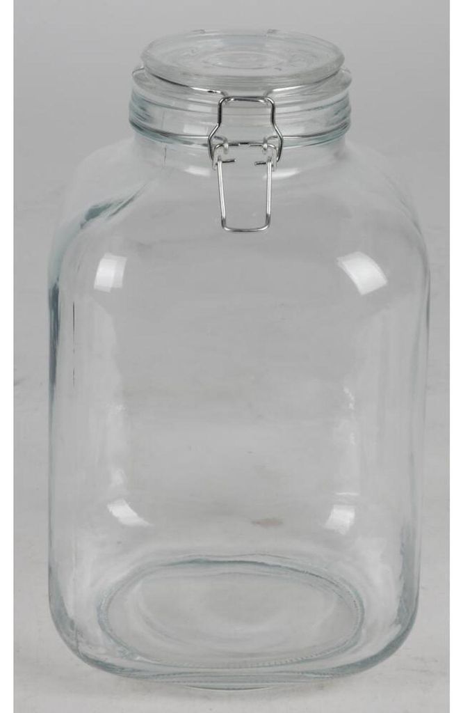 6x XXL bocal en verre à bouchon métallique 4,8L pour la Image du produit 