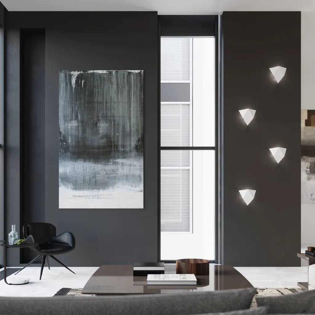 Applique murale de salon KINKIET MIRRO 2 blanche, éclairage G9 25cm - 7