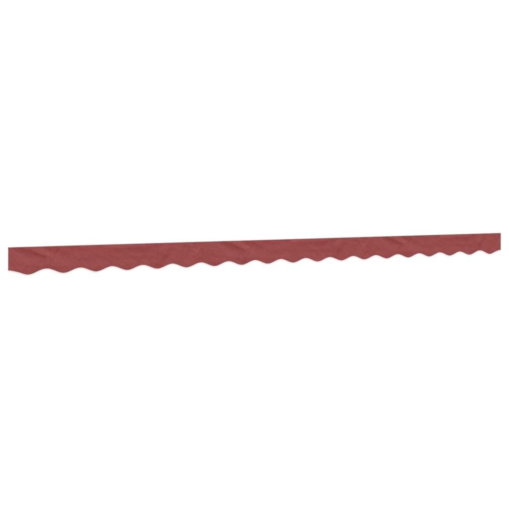 Markisenvolant Burgunderrot 4,5 m