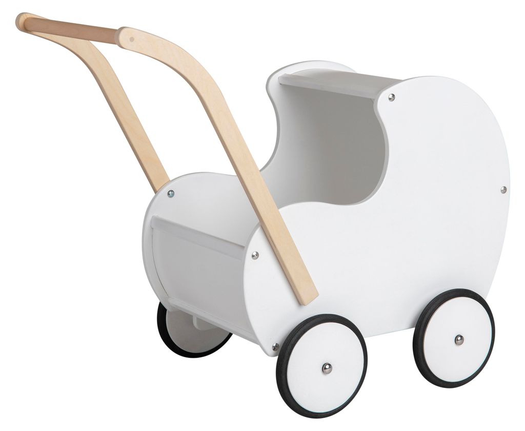 Van Dijk Toys Holz Puppenwagen Vintage/Retro-Wei (Kinderbetreuungsqualitt)