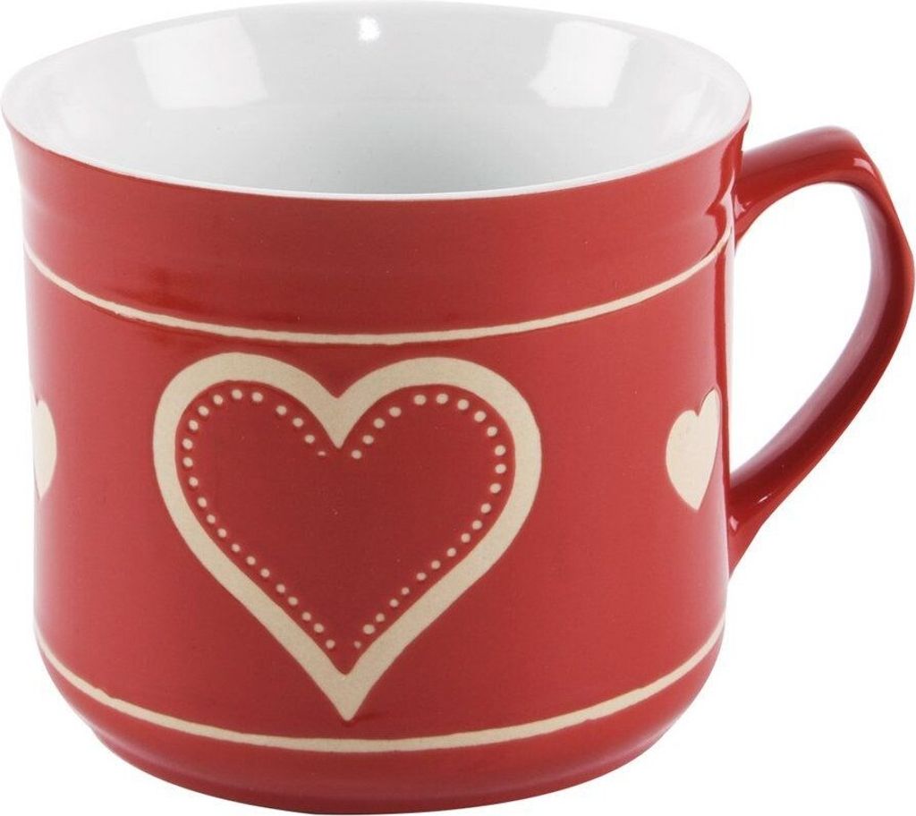 Orion Trinkbecher Keramikbecher Keramiktasse zum Erhitzen Aufwärmen 650ml