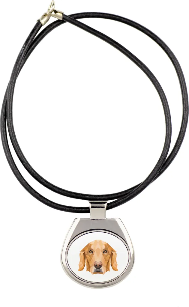 Gioiello Razza Golden Retriever: Collana Tecnica Geometrica Art-Dog