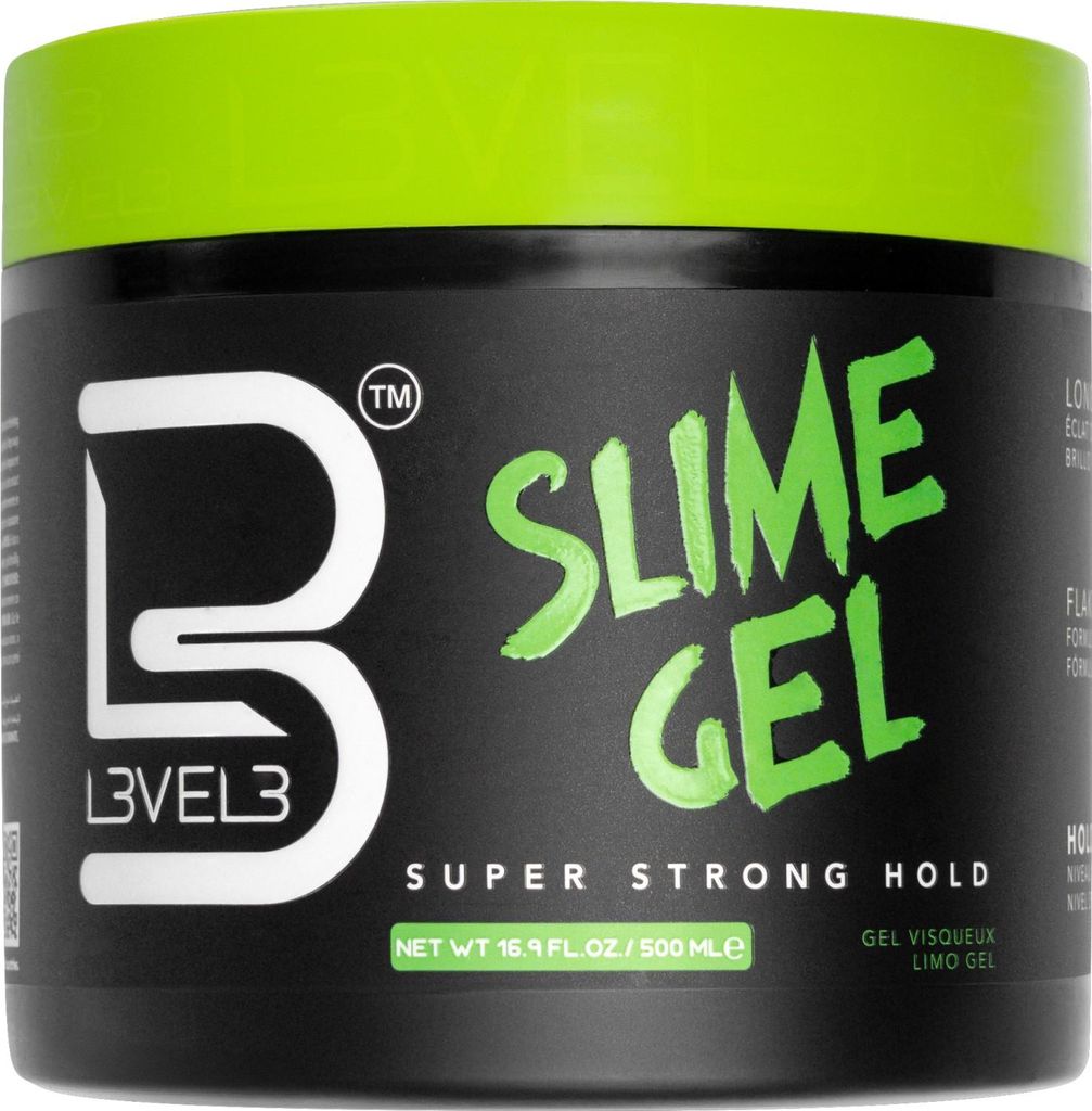 L3VEL3 Slime Gel – professionelles Styling-Haargel stark 500 ml