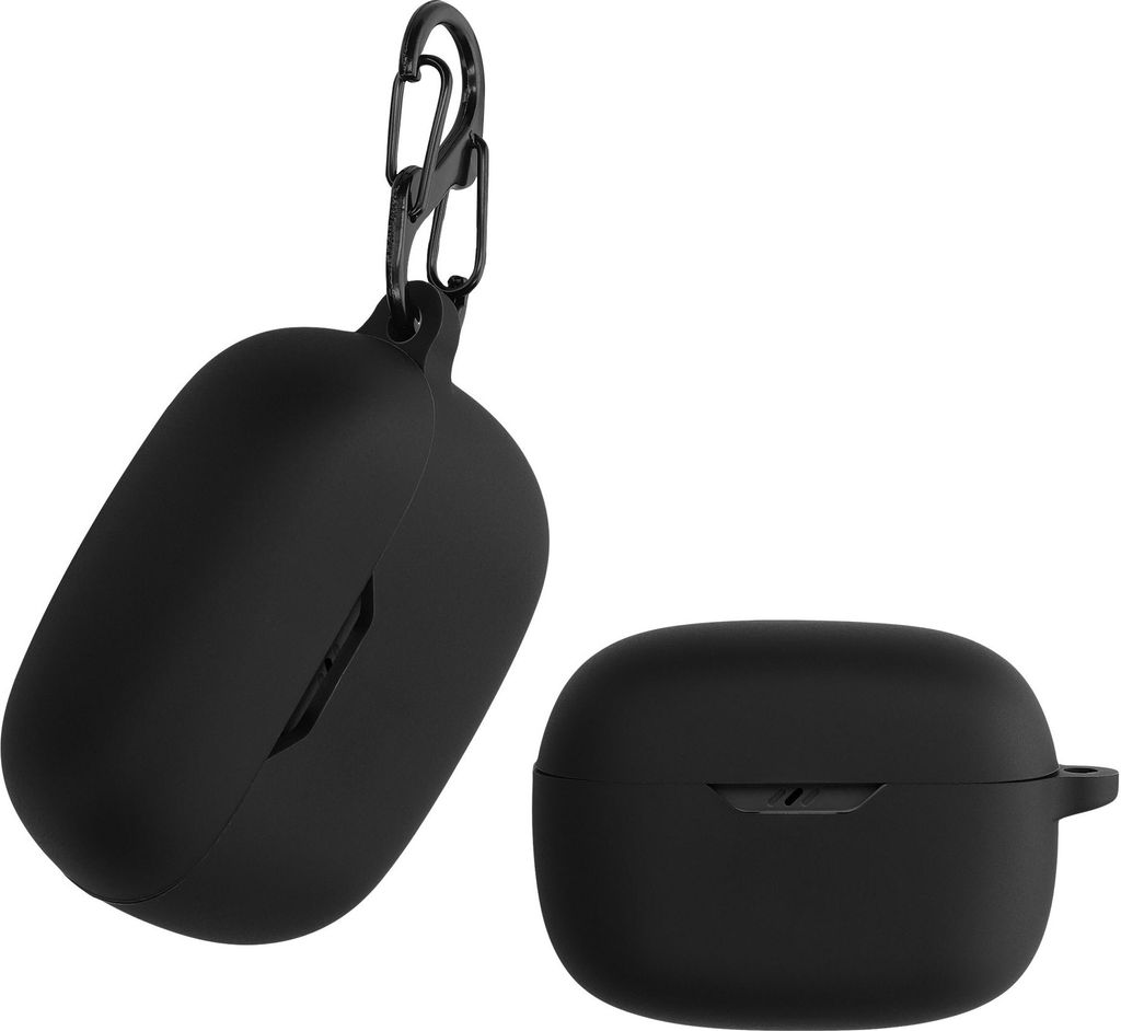 kwmobile Hülle kompatibel mit JBL Wave Beam / Beam 2 / Wave 200TWS Hülle - Kopfhörer Case - TPU Silikon Cover - Schutzhülle in Schwarz