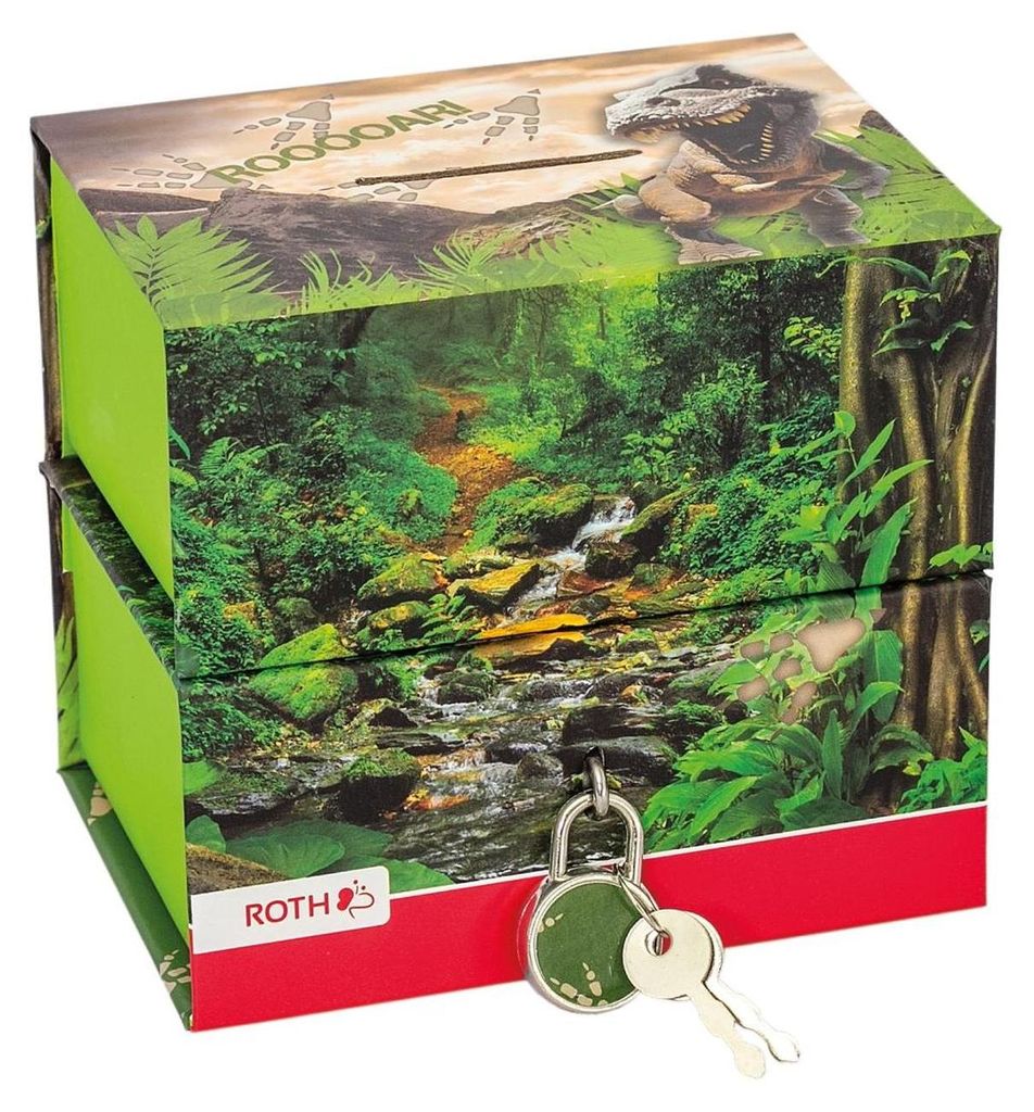 ROTH Tirelire "Tyrannosaurus" avec aimant et serrure Image du produit 