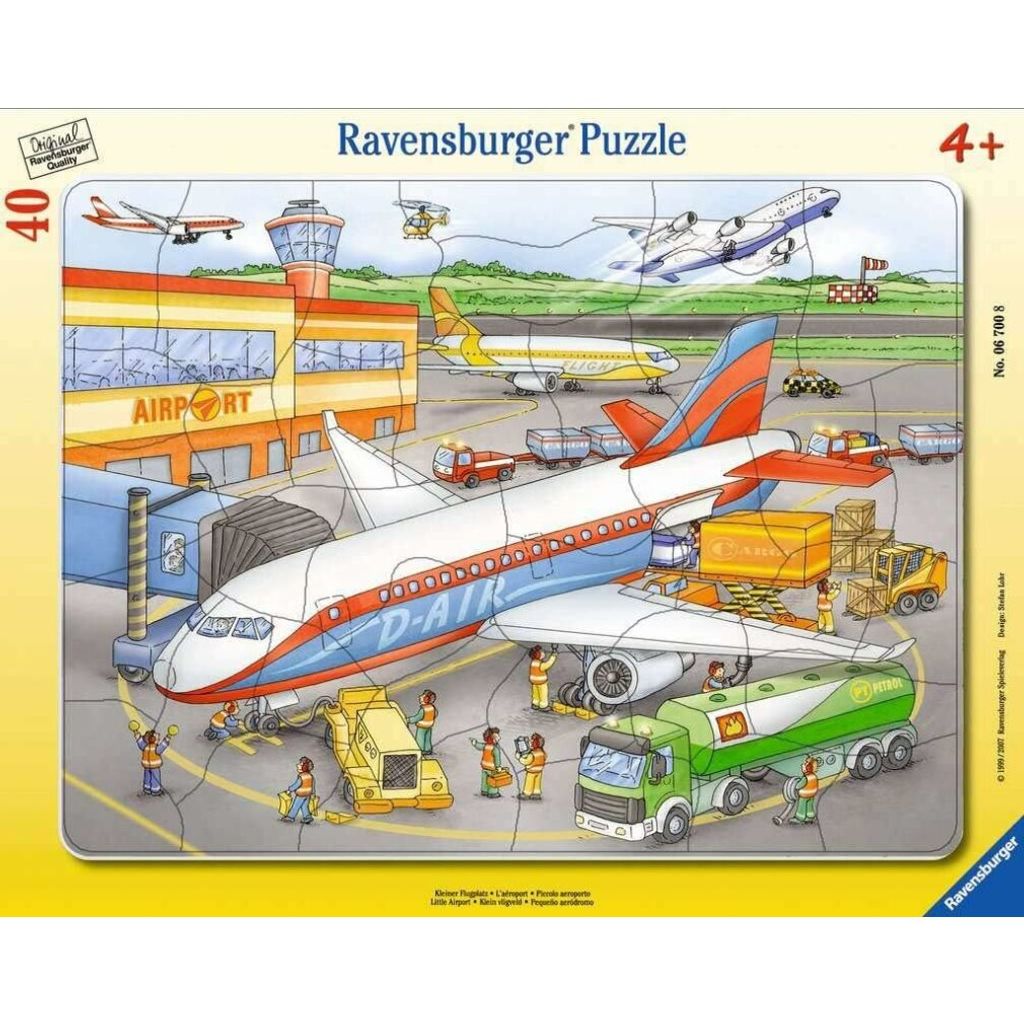 Ravensburger 6700 Ravensburger Kleiner Flugplatz Puzzle 40 Immagine del prodotto 