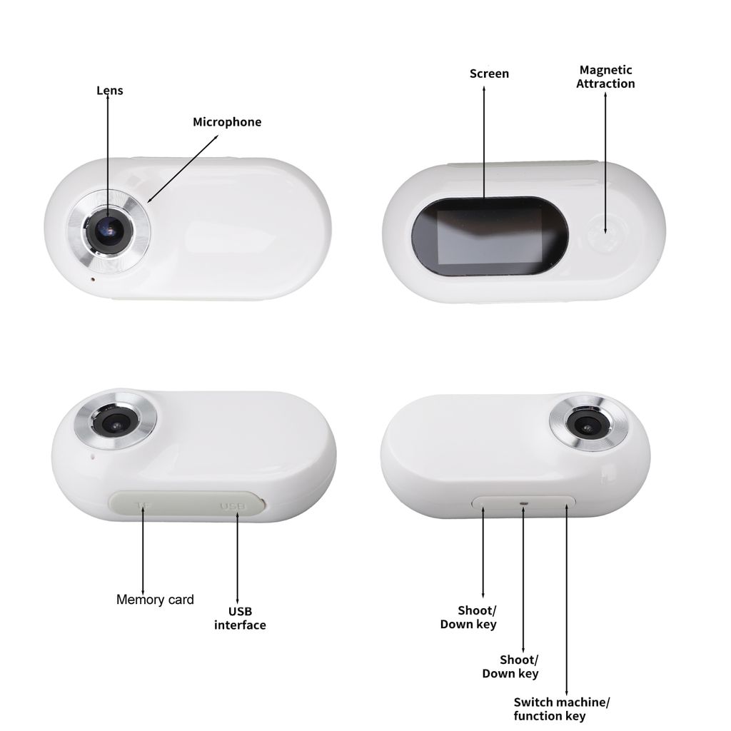 HD 1080P Haustier-Halsbandkamera mit USB-Ladefunktion, Produktbild 7
