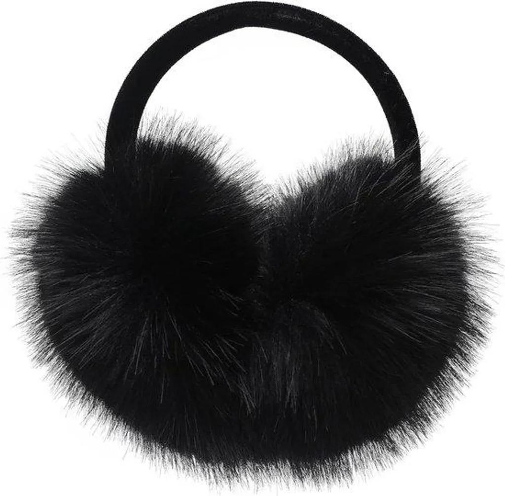 Cache-oreilles hiver élégant pour femme - Accessoire mode ajustable noir