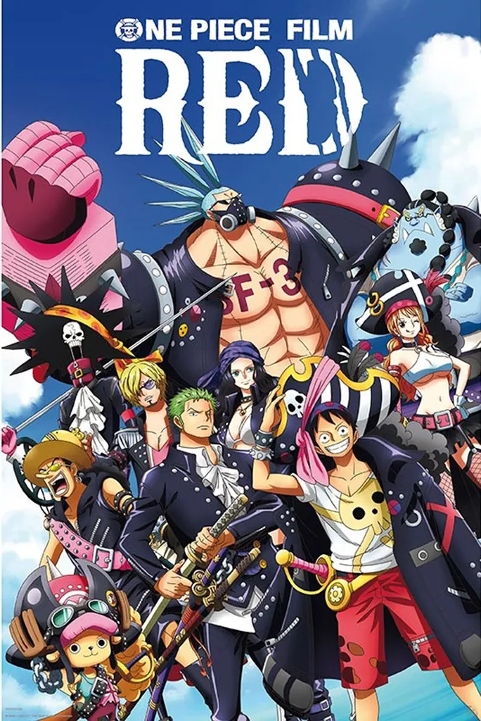 Poster One Piece Equipaggio Completo + Cornice Alluminio Shinsuke 61x91.5