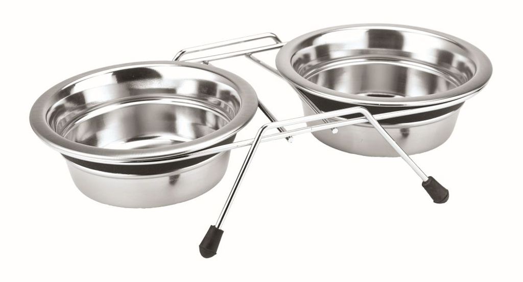 Nobby doppia ciotola in acciaio inox "SILENT DINER" 2 x Ø Immagine del prodotto 