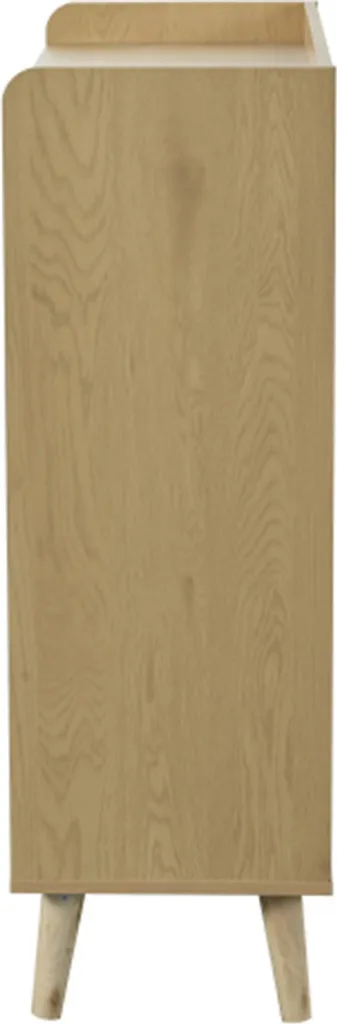 Solution de rangement entrée 80cm : commode rotin pour petits espaces - 8