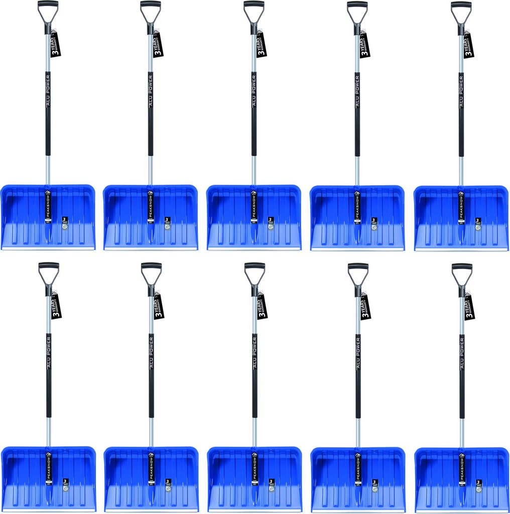 10X Schneeschaufel Mit Ergonomischem Griff - Schneeräumer Produktbild 