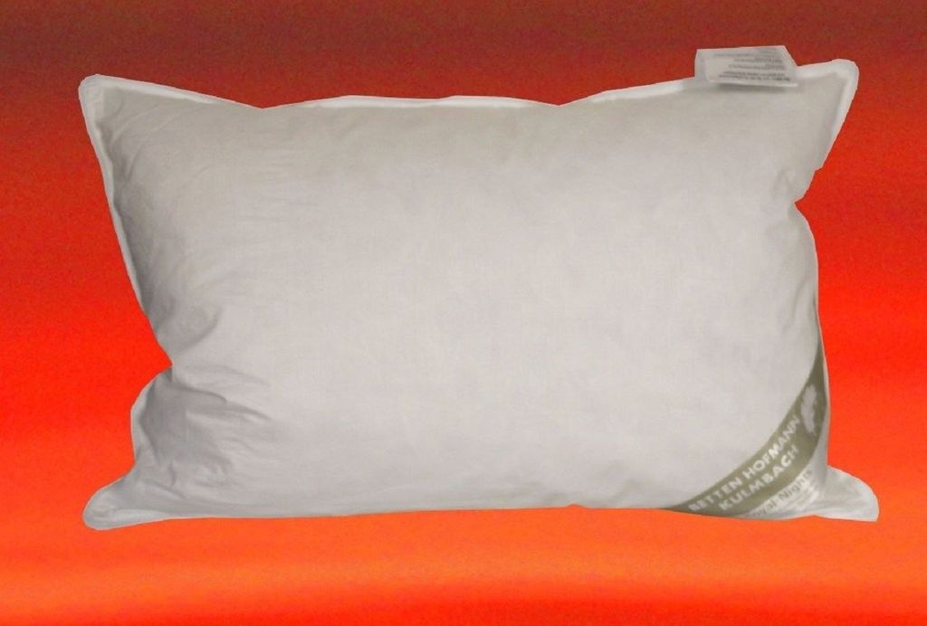 JAPAN Kissen Kopfkissen Daunenkissen 43x63 cm 60% Daunen angenehm weich 700 g fest