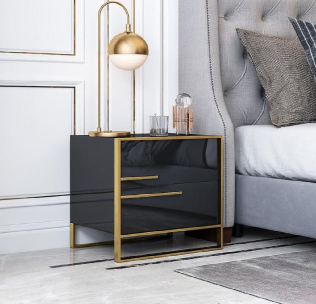 Nacht Tisch Konsole Beistell Schlaf Design Zimmer Holz Tische Konsolen Konsolen
