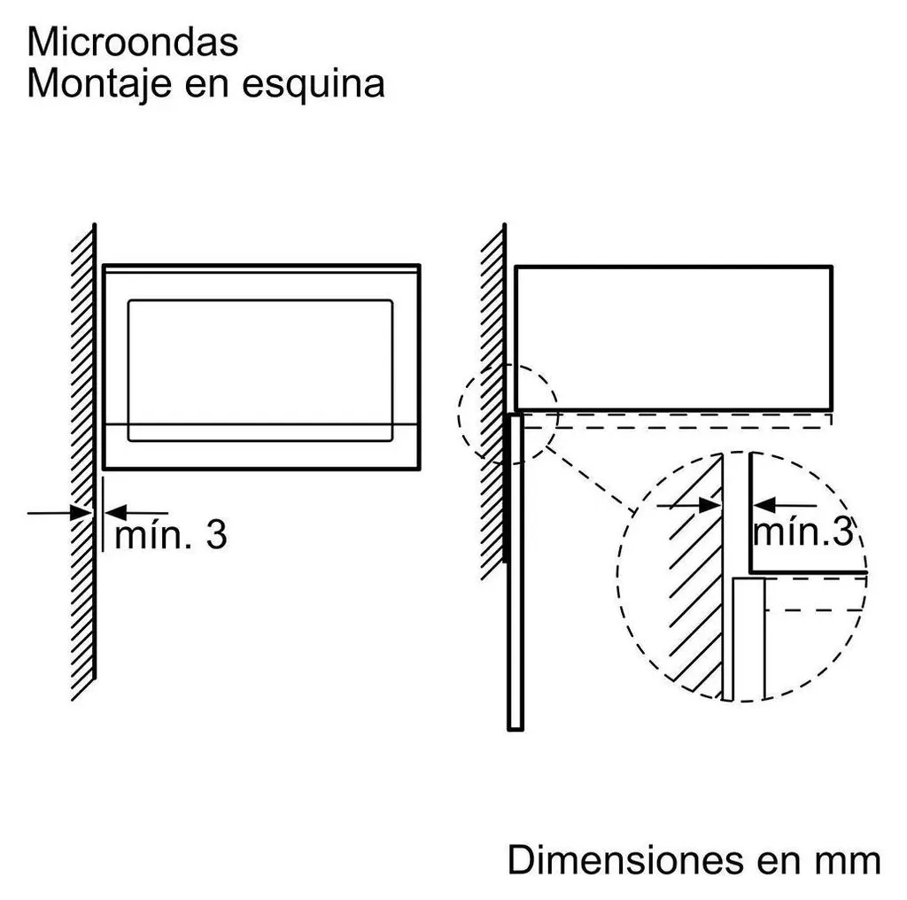 Micro-ondes Bosch Tout Intégrable 20L avec Cavité Inox Haute Qualité - 9
