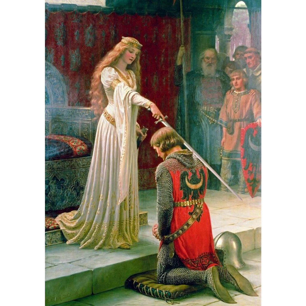 Bluebird Puzzle Edmund Blair Leighton - The Accolade, 1901 - 1000 Teile