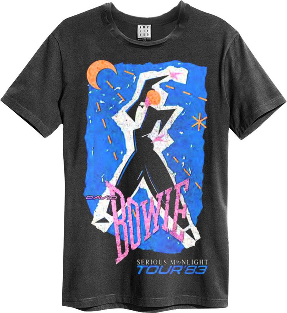 Amplified - "Serious Moonlight" T-Shirt für Herren/Damen Uni GD858 (XS) (Holzkohle)