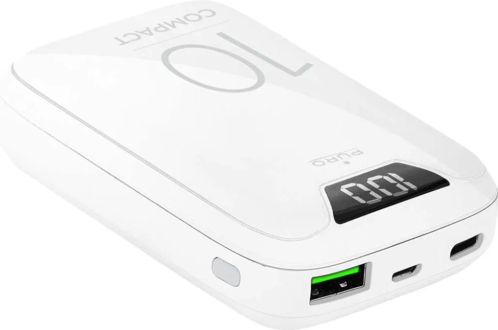 Batterie de Secours Fast Charge 10000mAh Puro Soft Touch Blanche USB-C