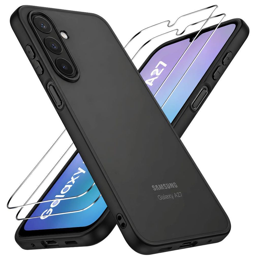 Hülle + 2X Schutzglas für Samsung Galaxy A27 5G Panzerfolie Produktbild 