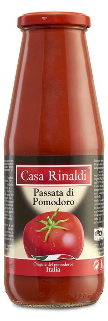Tomates pasteurisées Casa Rinaldi en bouteille de verre Image du produit 