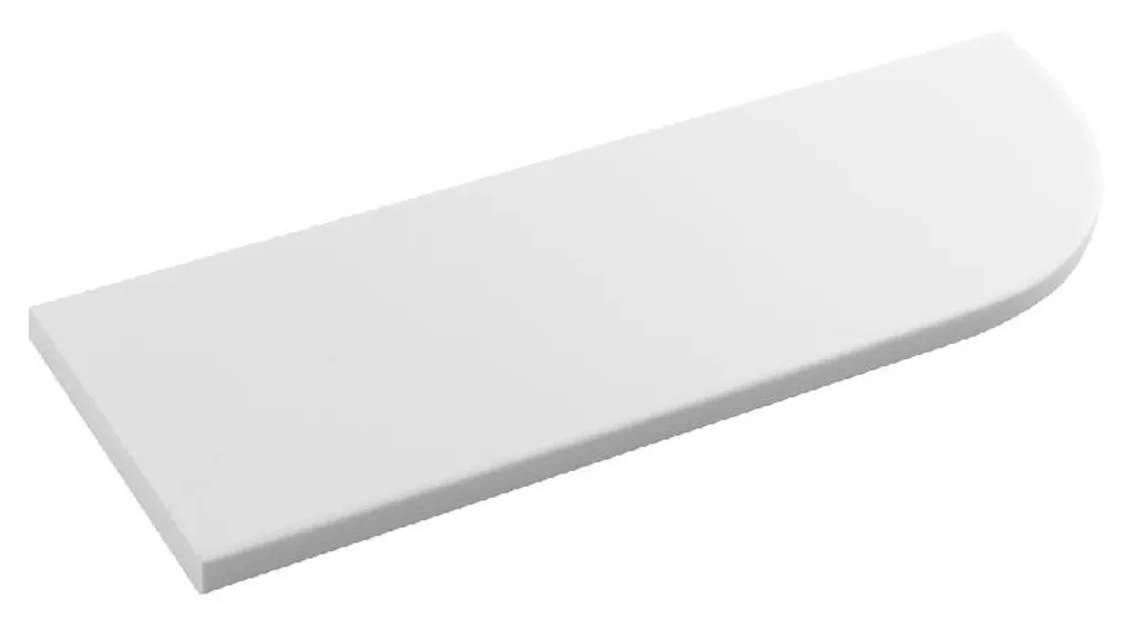 Tablette d'angle anti-calcaire blanc mat Sapho Abeline pour salle de bain