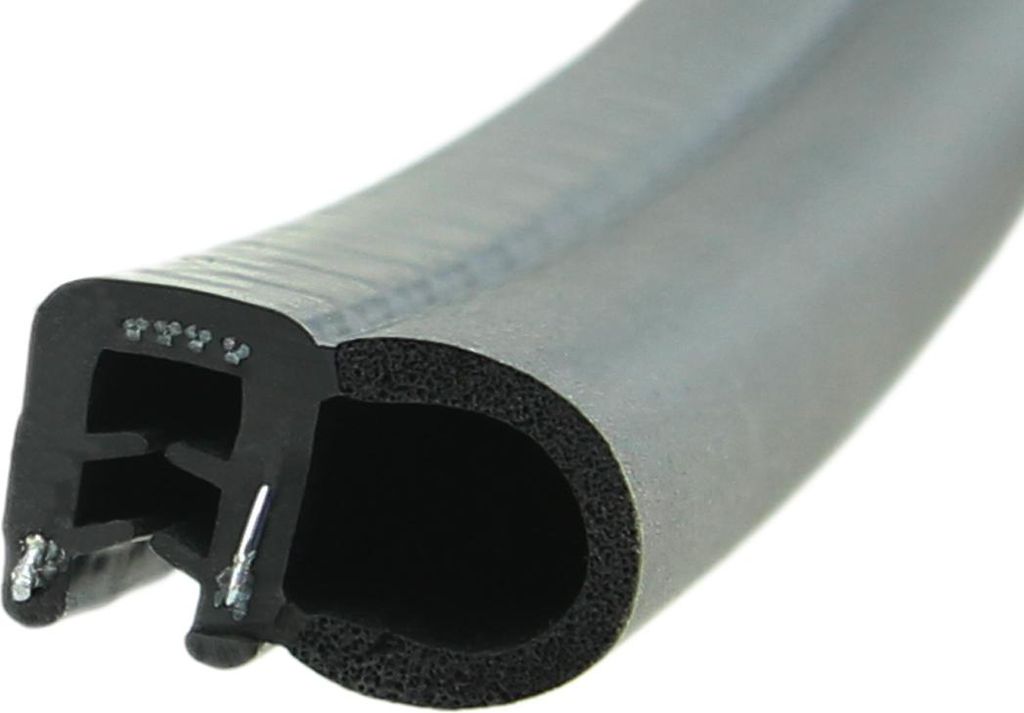 DS26 - EPDM Kantenschutz Dichtungs Profil Gummi Dichtung seitlich - Klemmbereich 1,5 - 3 mm
