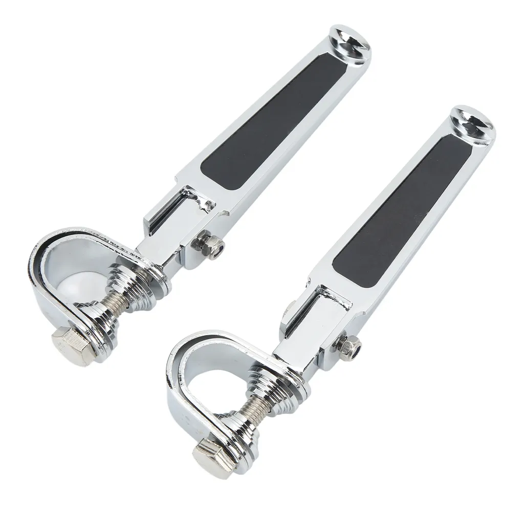 Repose-pieds Engine Guard Antidérapant avec Fixation U-Clamp Acier - 7