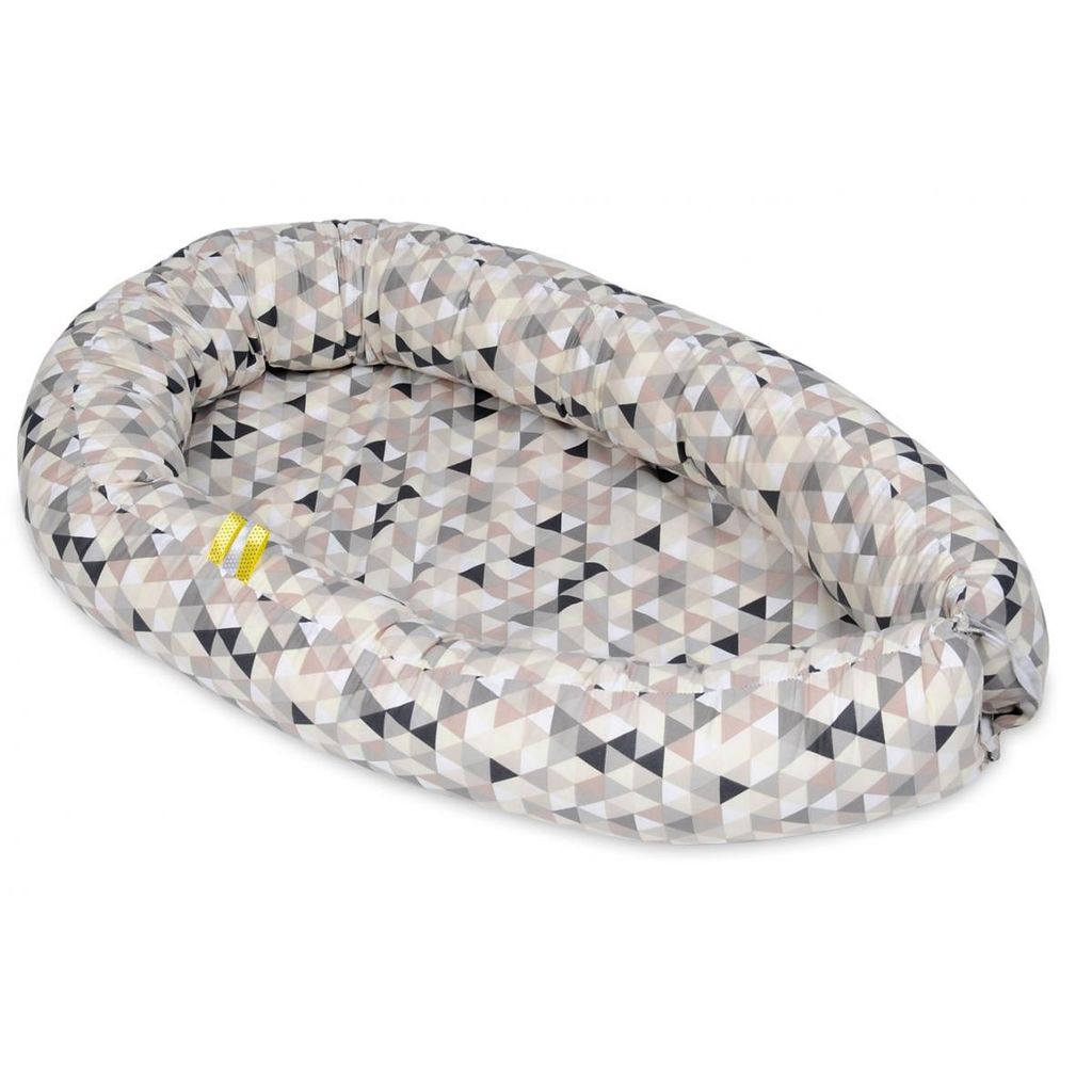 Cocoon Schlafsack beige Dreiecke
