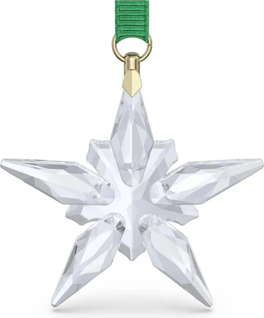 Petite Étoile Swarovski 2025 en Cristal Taillé Décoration de Collection
