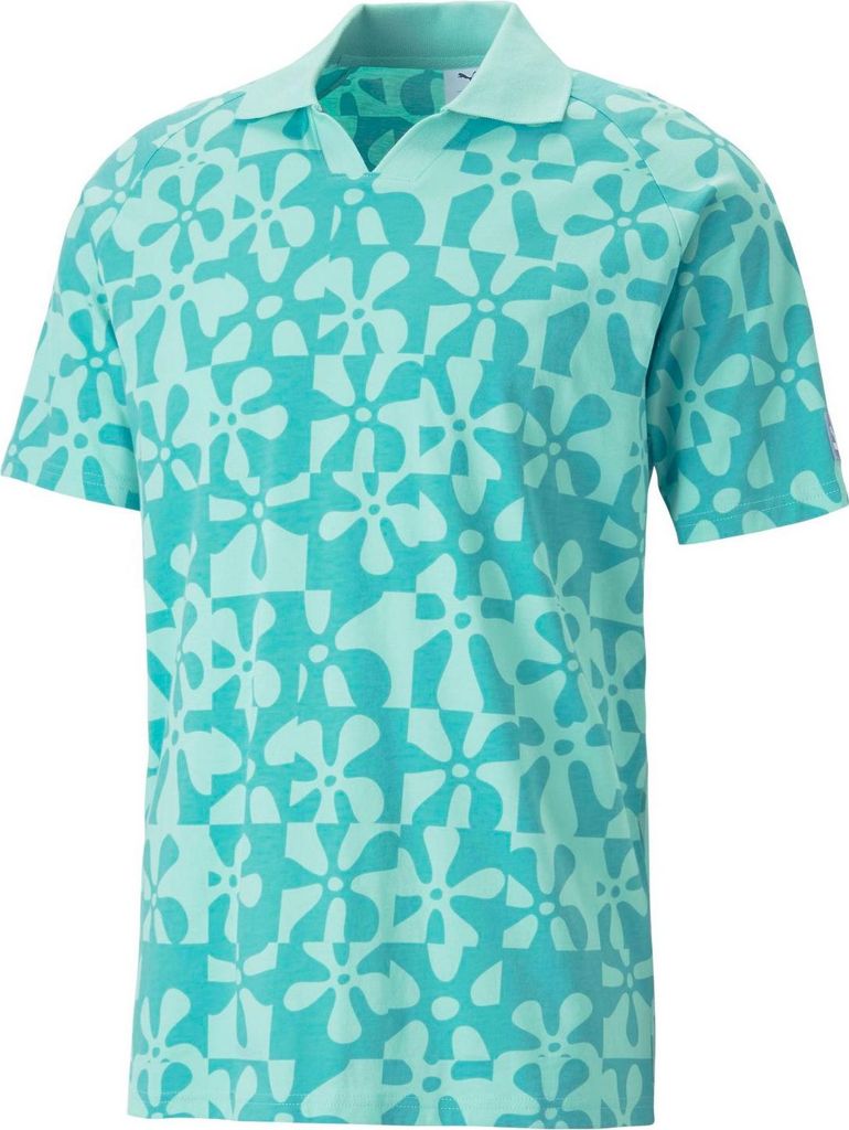 Puma X SPONGEBOB AOP POLO GRÜN S