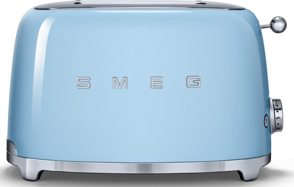 SMEG TSF01PBEU Toaster 2 Scheiben Pastellblau Produktbild 