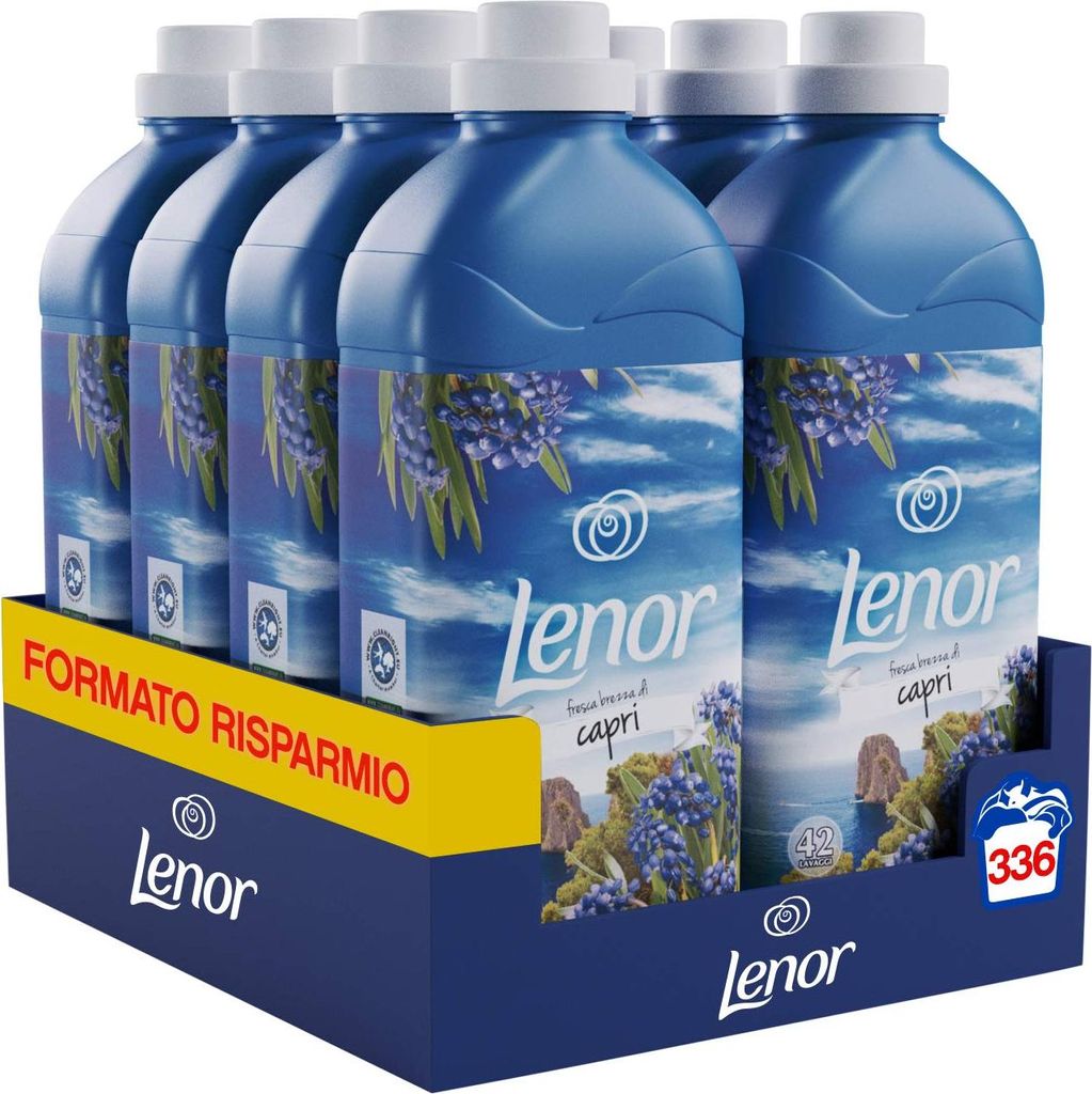Lenor Capri Weichspüler 336 Atmosphären, Maxi Format 8 x 42 Produktbild 