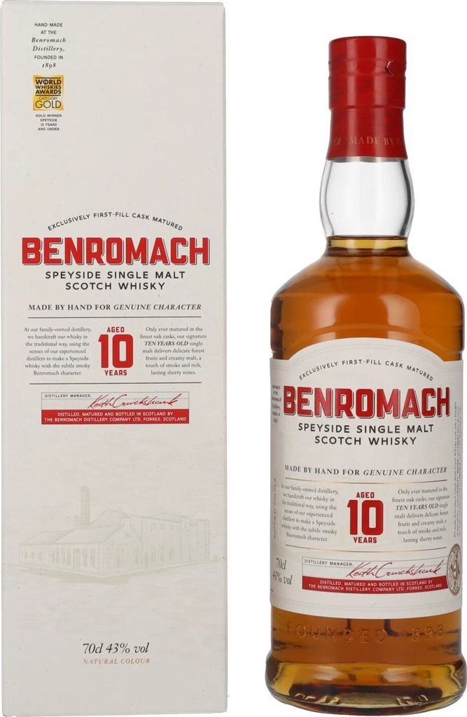 Benromach 10 Years Old  Speyside Single Malt Scotch Whisky Produktbild 6