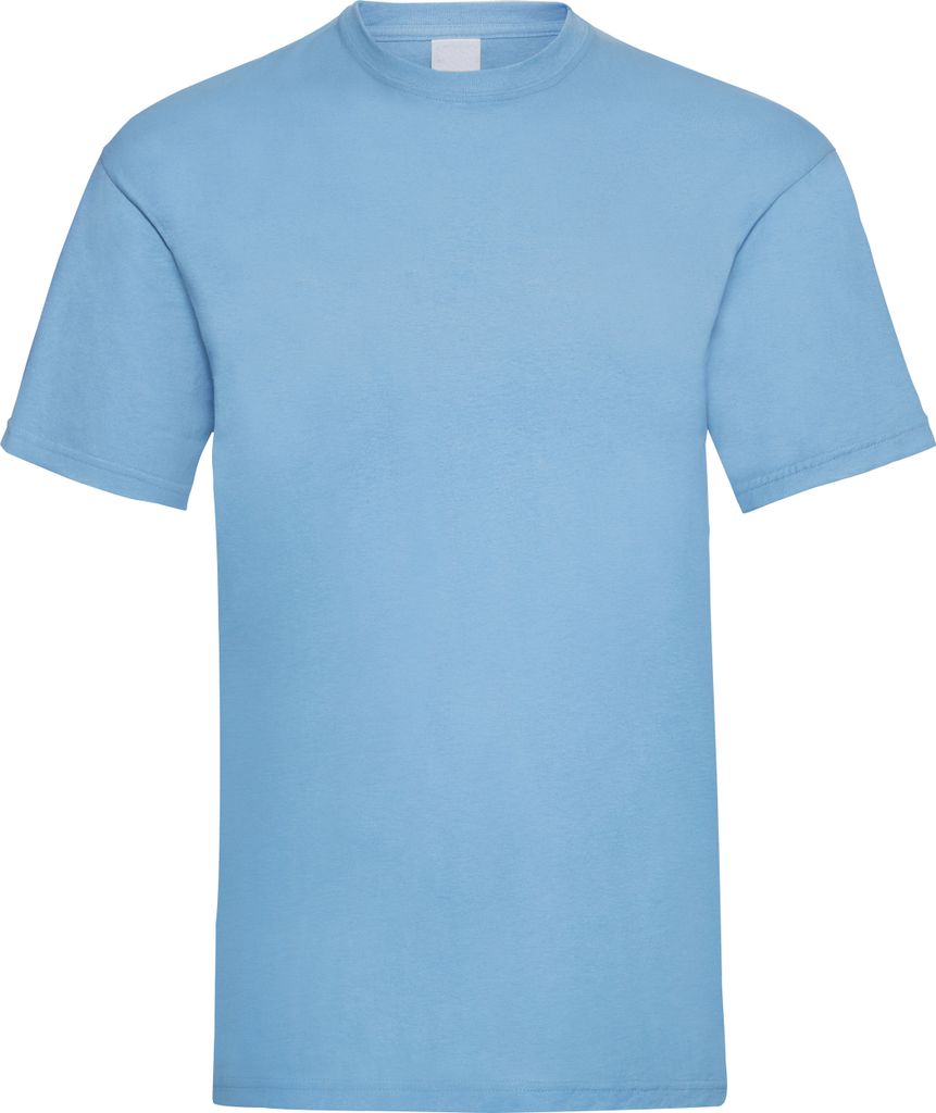 Herren Value Kurzarm Freizeit T-Shirt BC3900 (M) (Hellblau)